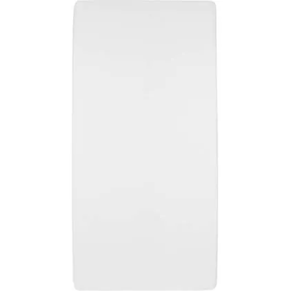 Meyco katoenen molton hoeslaken ledikant 60x120 cm Kindermolton Wit