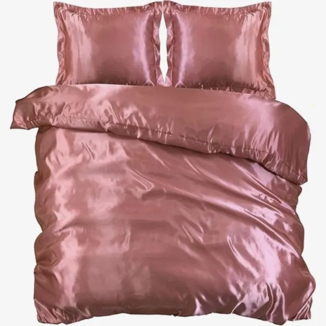 Cozy Covers Dekbedovertrek - 240x200/220 - Glans Satijn - Roze
