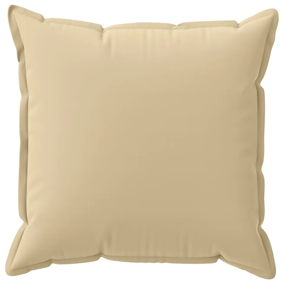 vidaXL Kussensloop 6 st HOUTEN Beige 55 x 55 cm Polyester