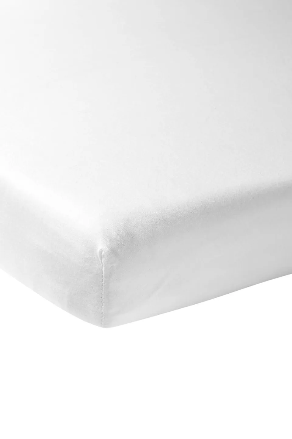 Meyco jersey baby hoeslaken ledikant 60x120 cm wit, foto 2