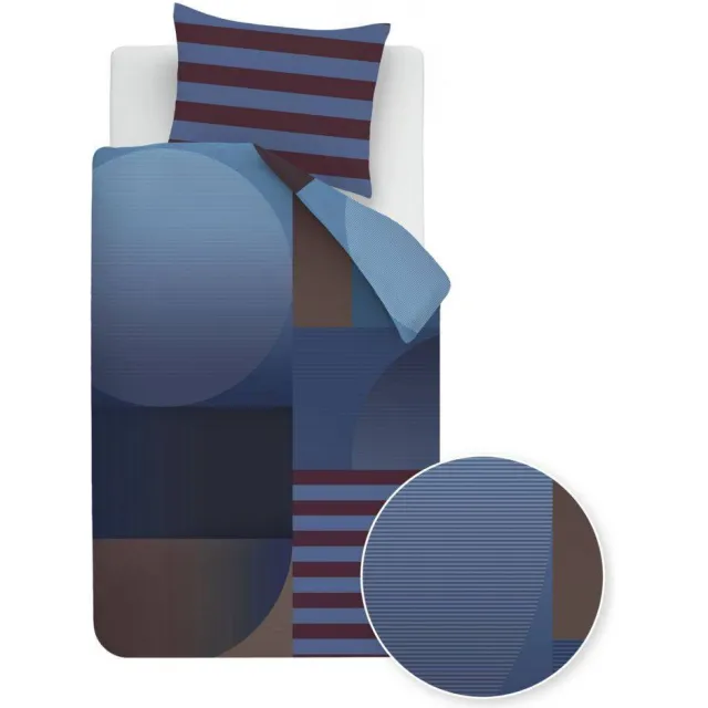 Beddinghouse Dutch Design Electric Avenue dekbedovertrek blauw