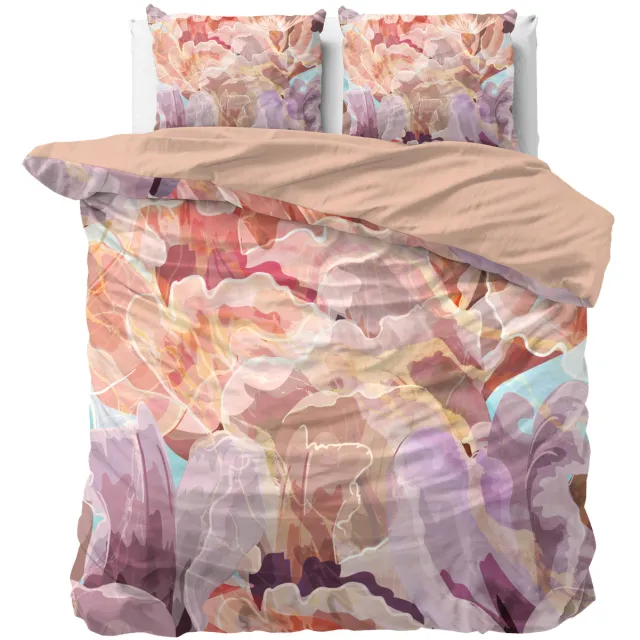 Sleeptime 2-persoons dekbedovertrek 200x220 cm - roze
