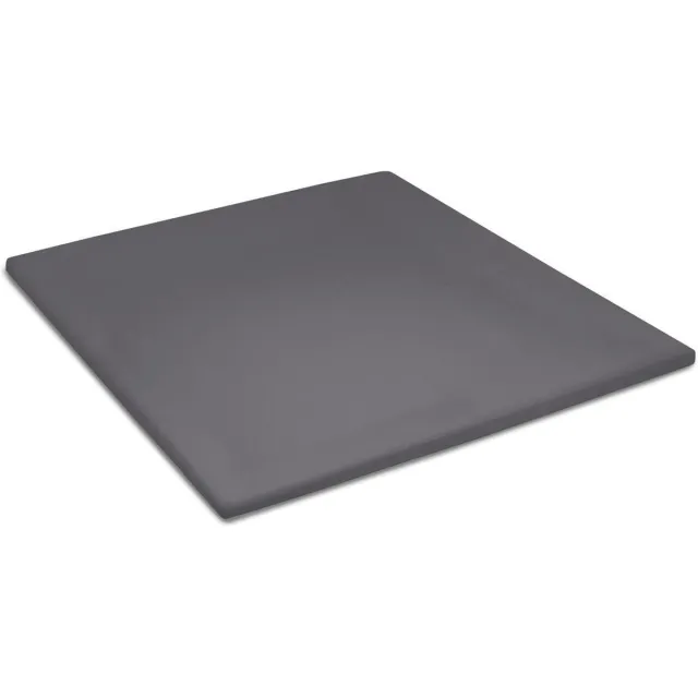 Cinderella Sundays Hoeslaken - Topper - 100% Katoen-Satijn - 200x220 cm - tot 15 cm - Antraciet
