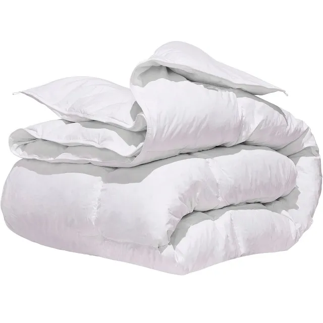 Sleep comfy Pure Series - Warm Winterdekbed - 200x220 cm - Anti Allergie - Dons Dekbed - Eenpersoons Dekbed - Extra Warm en Comfortabel voor Koude Nachten Wit