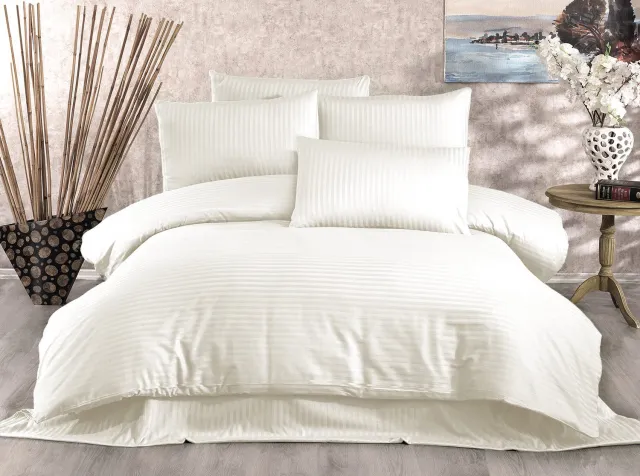 L'essentiel Maison Dekbedovertrekset – Crème – Katoen