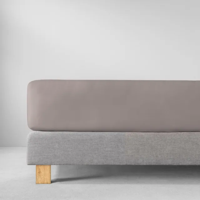 Estella 800 - Fijn jersey hoeslaken - 150 x 200 cm - Grijs