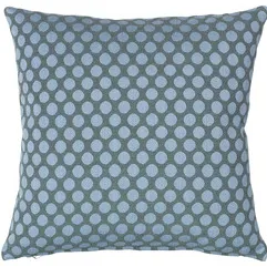 Broste Copenhagen SUNE kussenhoes blauw, foto 2