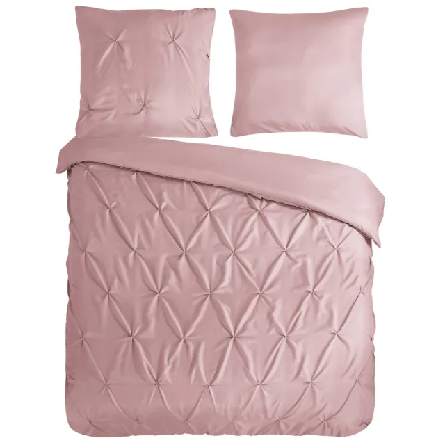 Pure polyester dekbedovertrek 2-persoons (200x220 cm) Roze