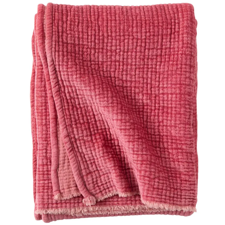 NOUS Living viscose plaid Jidde 120x150 cm roze, foto 4