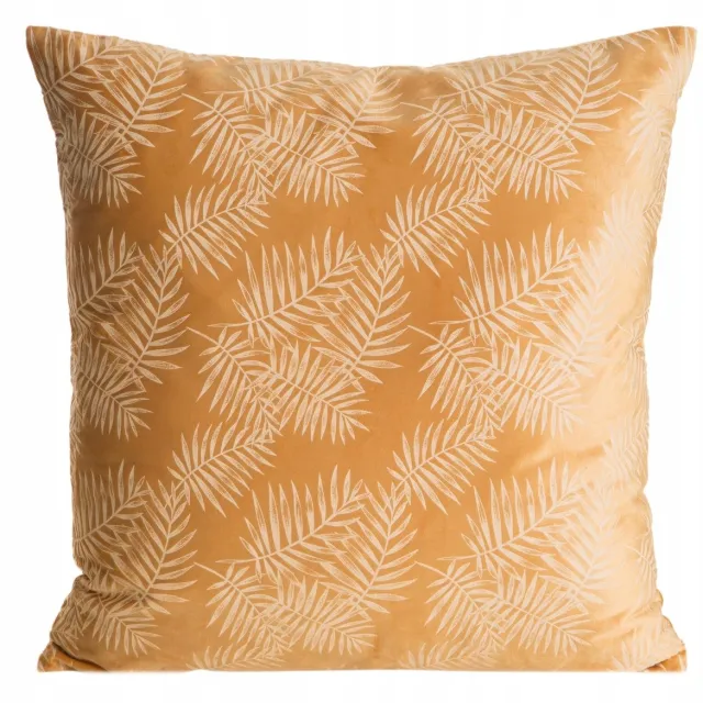 Eurofirany Decoratieve Kussenhoes Fluweel Oranje 45x45 cm
