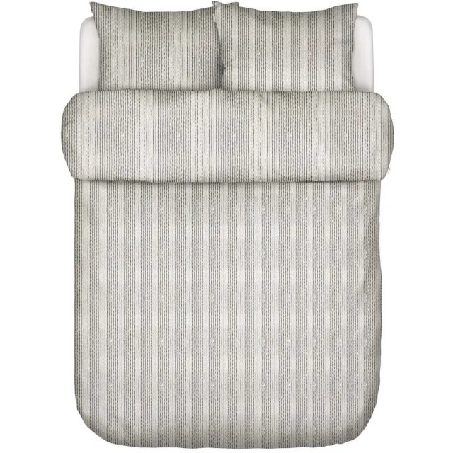 Marc O'Polo Janne Dekbedovertrek Biologisch Katoensatijn Grey mist - Lits-Jumeaux XL – 260x200/220 cm