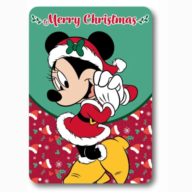 Minnie Mouse Minnie Merry Moments Christmas fleece deken 100 x 140 cm Multicolor