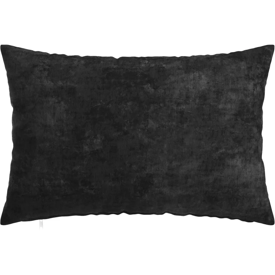 vidaXL Kussensloop 2 st HEERLEN Antraciet 50 x 75 cm Chenille Stof Anthraciet