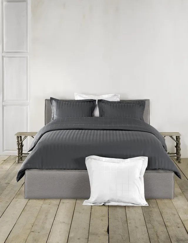 De witte lie De Witte Lietaer Zygo Dekbedovertrek - Ebony 240x200/220 met slopen 63x63