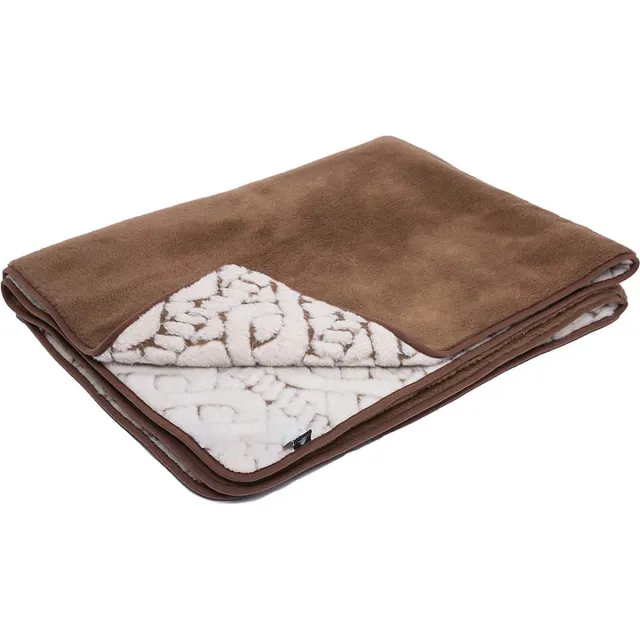 OnceDoce® Dekbed 100% Wol - Dubbelzijdig - Puur Australische Merino & Kameel Blend TRENZA – Coffee Brown Cream Premium Wollen Deken OnceDoce® 2 x 450 g/m² - Warm Ademend Zacht – Woolmark ® Keurmerk - Wasbaar – 160x200cm Bruin Creme