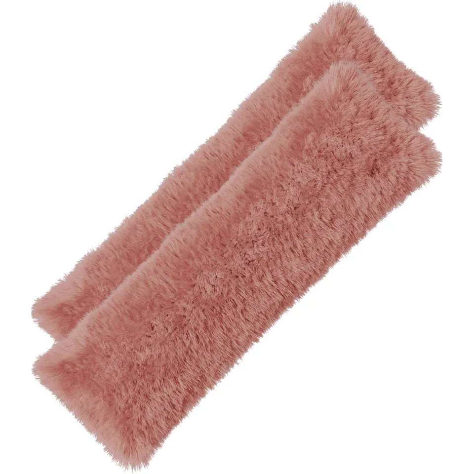 vidaXL Kussensloop 2 st HEERLEN Roze 40 x 145 cm PV Fleece, foto 3