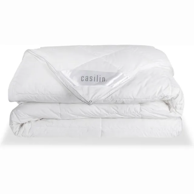 Casilin Donsdeken 2 Persoons 260 x 220cm Extra Breed Dekbed - Ganzendons - 4 Seizoenen - Hotelkwaliteit - Wit