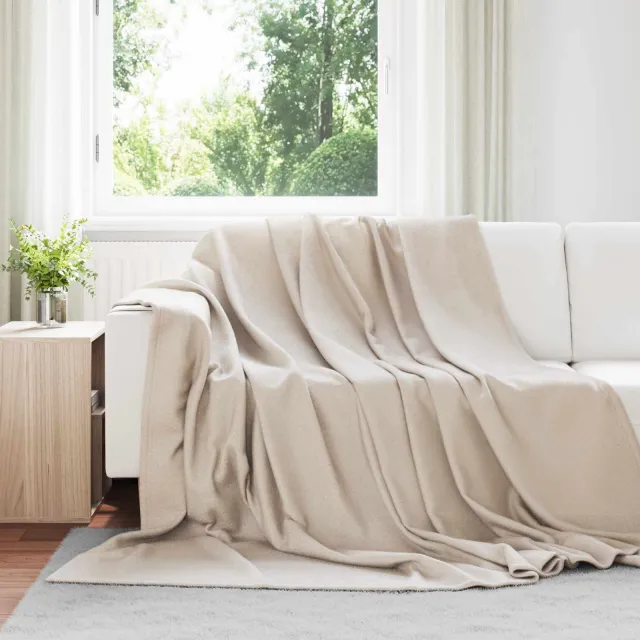 vidaXL Kleden 6 st Beige 270 x 240 cm 5,08 kg Fleece, foto 2