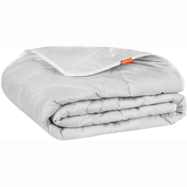 Liebling 155 x 220 cm kameelhaar dekbed | licht zomerdekbed met vulling van 100% kamelenhaar | tijk van 100% katoen | Made in EU | wit