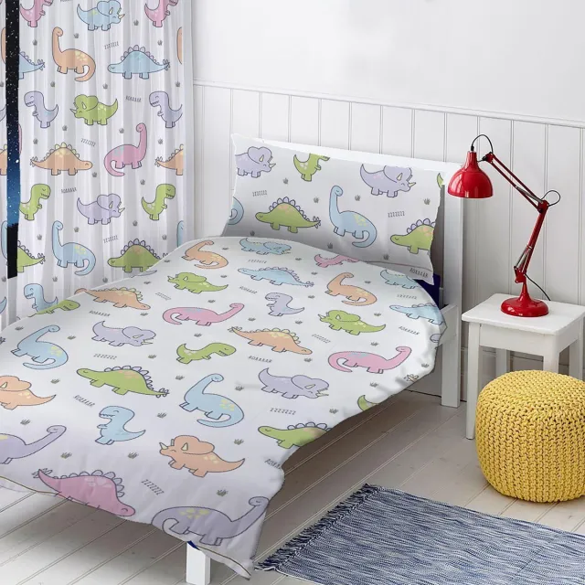 Zappi Dinosaurus peuter - junior dekbedovertrek - Dino dekbed - . multi