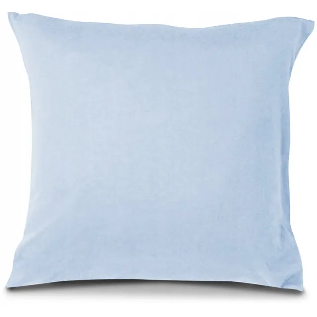 Matex Jersey Kussensloop Blauw 40x40 cm - Zacht Katoen, Geen Strijkwerk