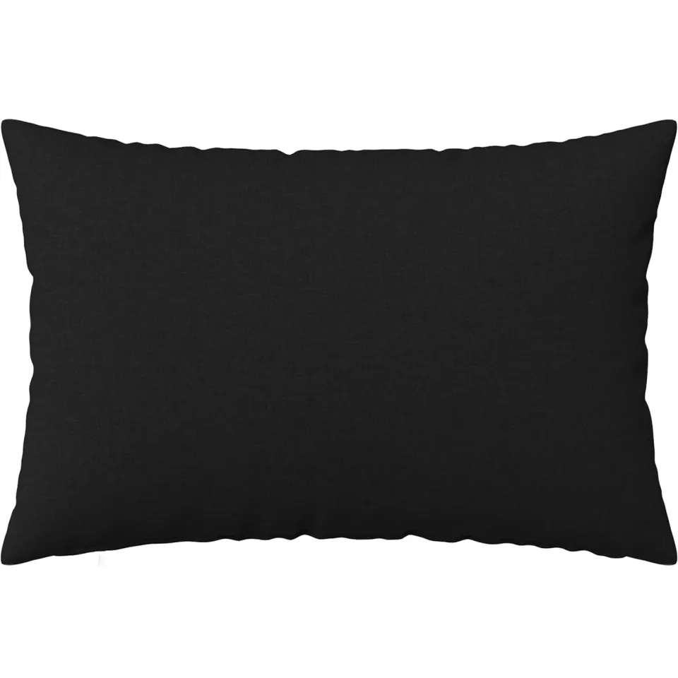vidaXL Kussensloop 2 st HEERLEN Zwart 30 x 50 cm Stof