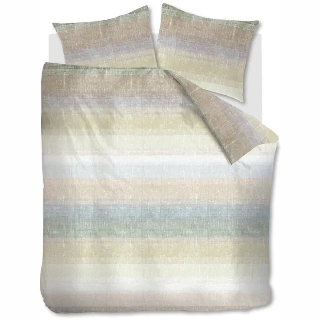 Ariadne At Home Colour Harmony dekbedovertrek - Lits-Jumeaux - 240x200/220 - Blauw Groen
