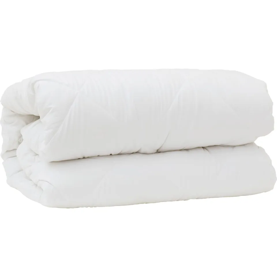 vidaXL Dekbedset met kussen 3 st Wit Microvezel, foto 4