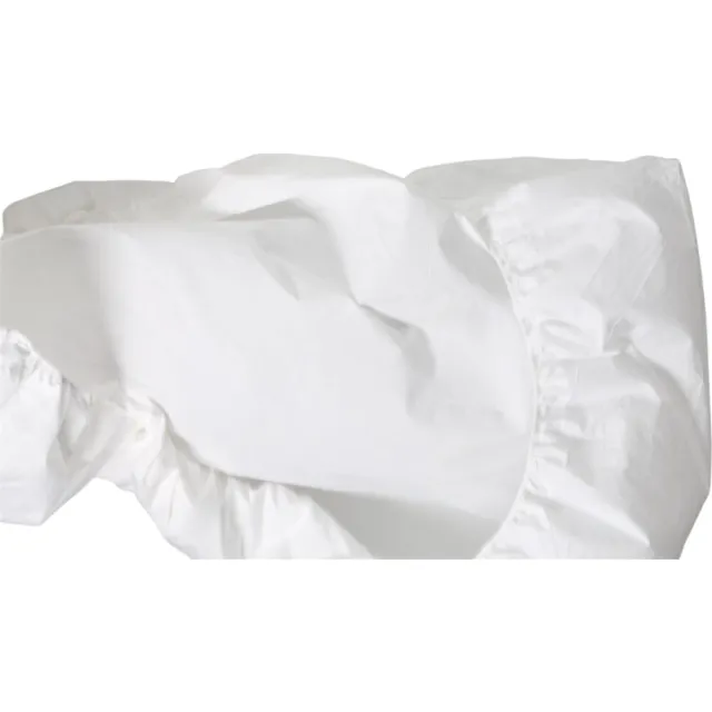 Jeannette Vite Tencel Hoeslaken Matrasbeschermer Exclusief - Silk Heaven - 220cm lang x 90cm breed Wit