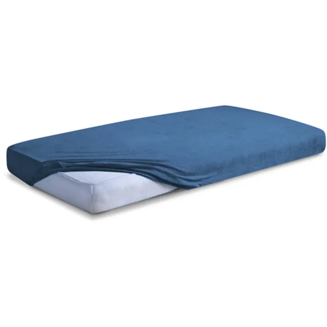 Matex Prześcieradło Frotte Premium - Hoeslaken - 130x190 cm - 140x200 cm - Granat