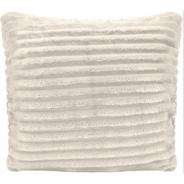 Kontrast Zachte Sierkussenhoes 45x45 cm met Tocco-patroon - Beige