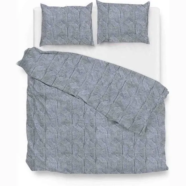 Zo! Home ZoHome Rocky Dekbedovertrek - Litsjumeaux - 240x200/220 cm - Blue Blauw