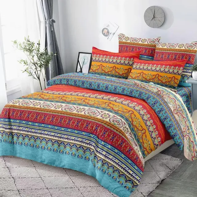 Ibenzoa Beddengoedset Boho-stijl met Mandala-patroon en ritsafsluiting Bohemen 1