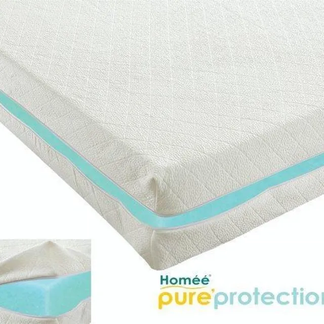 Homéé® Matrasvernieuwer matrashoes dubbeldoek boxes 255g. p/m2 80x200 +20cm wit ecru