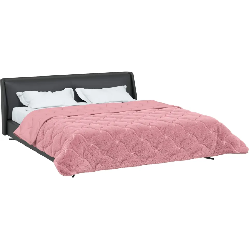 vidaXL Zomer Dekbed 220 x 240 cm Zomer Roze Ademend, foto 3