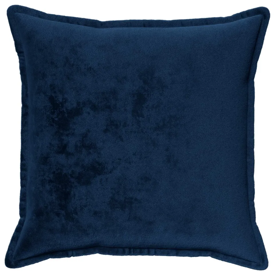 vidaXL Kussensloop 6 st HOUTEN Marineblauw 60 x 60 cm Flanel, foto 2
