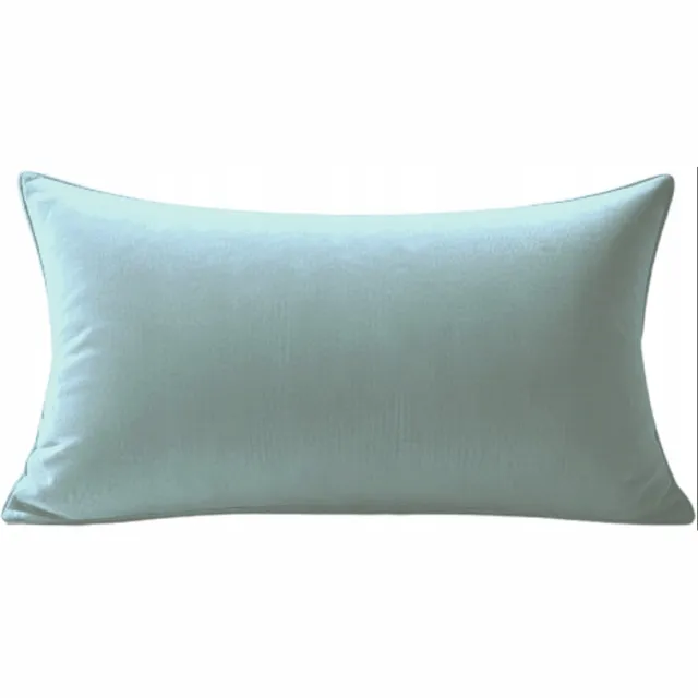 MMO-EURO Martyna Opiełka Decoratieve kussensloop 70x40 cm, zacht mintgroen/saliegroen velours
