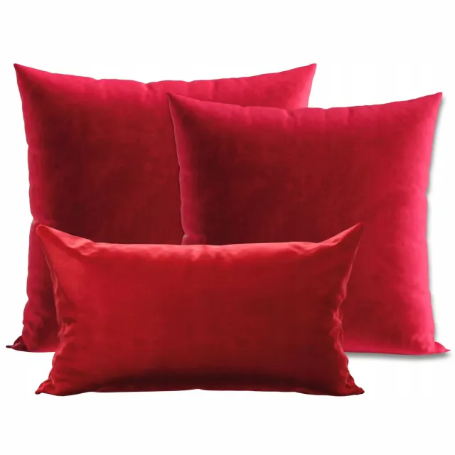 Markizeta Decoratieve Kussenhoes Velours Rood 30x50 cm - Stijlvol & Zacht