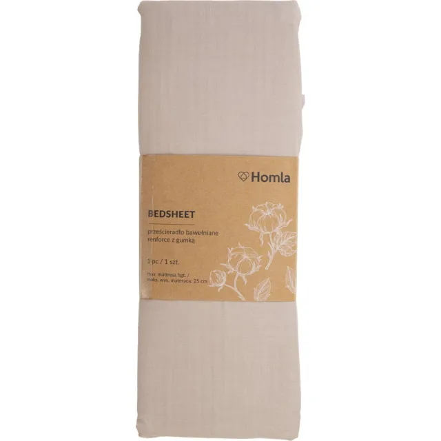 Homla Laken - Renforce Beige - 140x200 cm - 855295