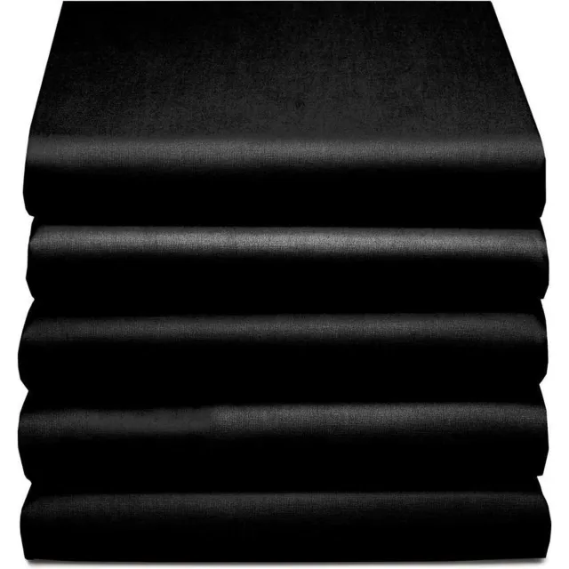 Stolz Dubbel Jersey Split-Topper Hoeslaken(tot 12 cm) - 180x200/210 cm - Black