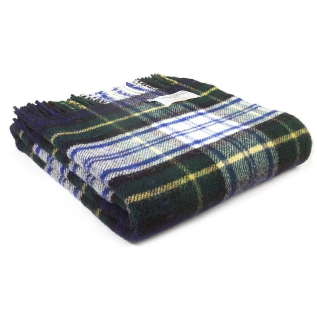 Tweedmill Plaid Tartan Dress Gordon - 150x183 - Nieuw Wol - Tweedmill UK Groen