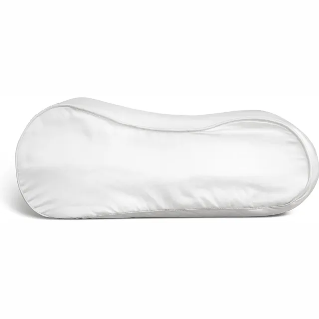 Silk Heaven 100% Zijden kussensloop ergonomisch Wit - 22MM - 30x50cm - Satijn geweven zijden kussensloop - anti rimpel kussensloop - Anti acne kussensloop - Silk Heaven - 30x50cm