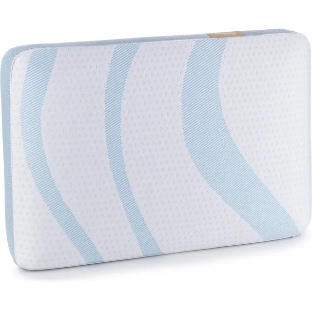 Vitapur Kussen - Hoofdkussen nekklachten - Verkoelend Memory Foam Hoofdkussen - Traagschuim tegen nekklachten - 40x60 cm Wit