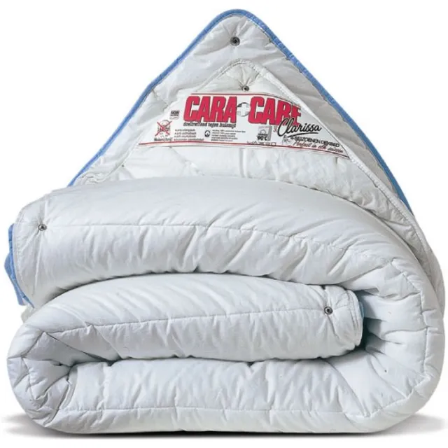 NachtrustOnline Cara Care Clarissa| Luxe Non-Allergisch Wasbaar 4-Seizoenen Dekbed | Wasbaar tot 90oC | Het beste stofvrij dekbed | Volledig stofvrij en Anti-Allergische Dekbed | 140x220 cm Wit