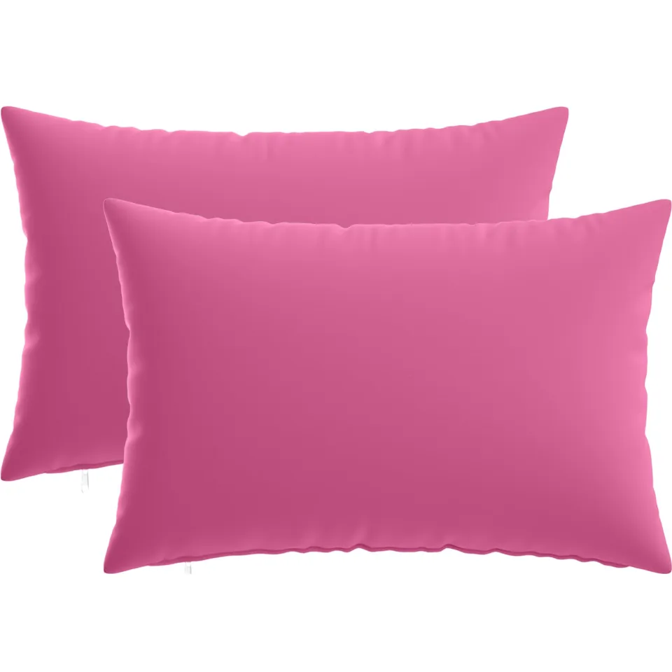 vidaXL Kussensloop 2 st HEERLEN Roze 30 x 50 cm Polyester, foto 3