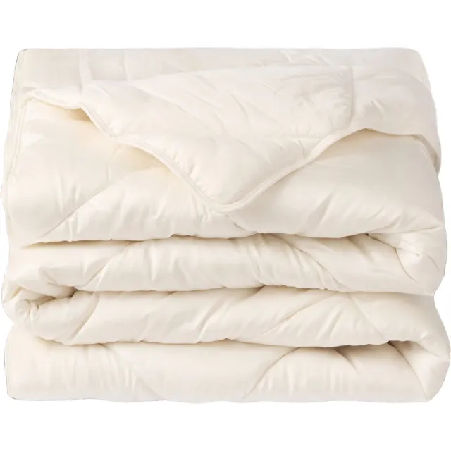 kayori Koshu 200x220 Offwhite - Wasbaar Dekbed zonder Overtrek - 100% Natuurlijke Wol - Instopstrook 40cm - Zomerdekbed - Inclusief Kussensloop 60x70
