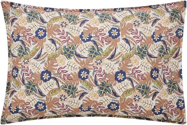 Essix Ohana - Kussensloop in katoen perkal met print Multicolour