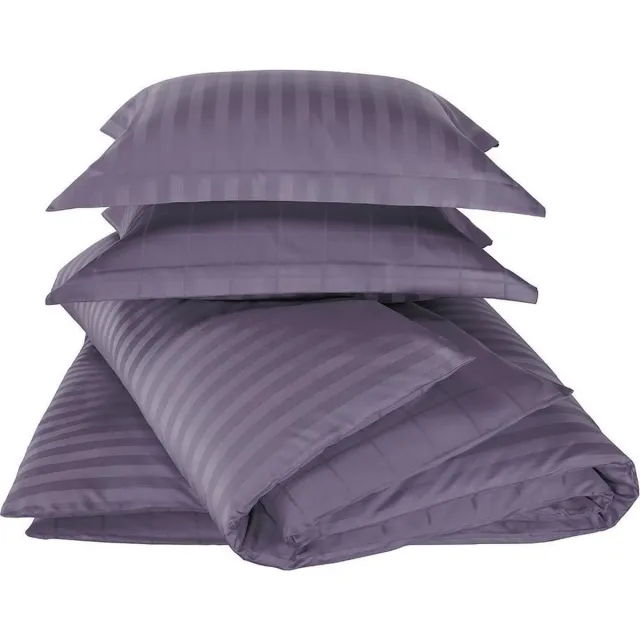 De Witte Lietaer Dekbedovertrek Katoen Satijn Zygo - Eenpersoons - 140 x 220 cm - Paars lavender (lavendel)