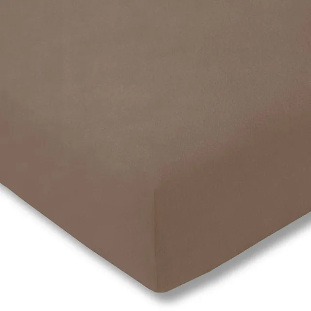 Estella Velours Hoeslaken 200x200 cm - Zacht & Warm Bahama