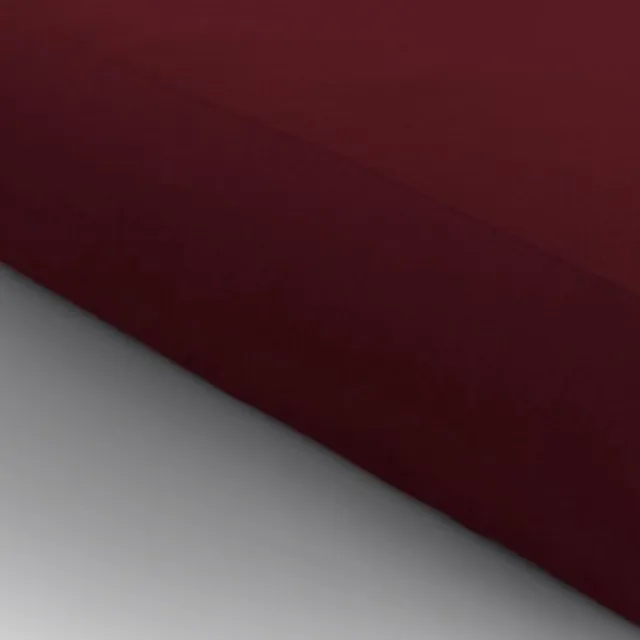 Welterusten Jersey - hoeslaken - BORDEAUX - 190/200 x 200/220 met hoge hoeken voor boxspring of waterbed